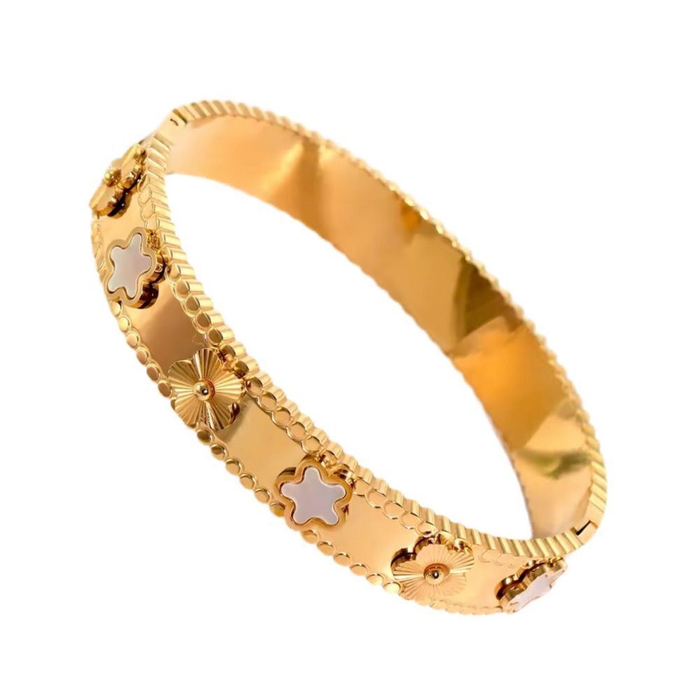 Clover bangle S320 - Picture 2 of 8